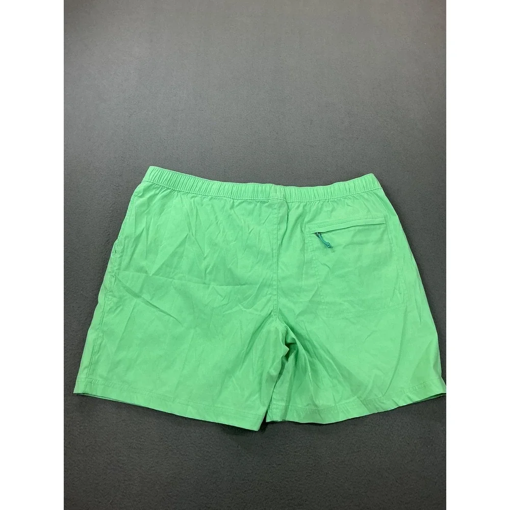 The North Face‎ Swim Trunks Mens 2XL Green Elastic Waist Mesh Lined Quick Dry